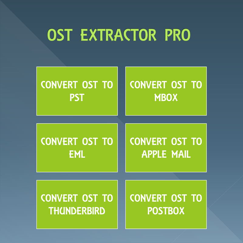 OST to Outlook PST Conversion